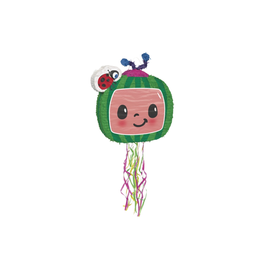 Cocomelon Shaped Drum Pull Pinata