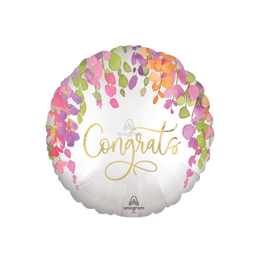 18"Congrats Romantic Floral