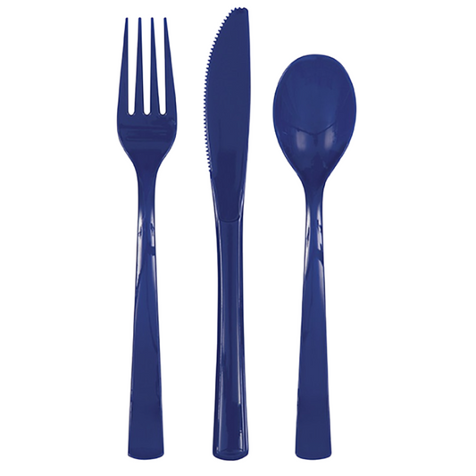 Navy Blue Cutlery Combo Pack