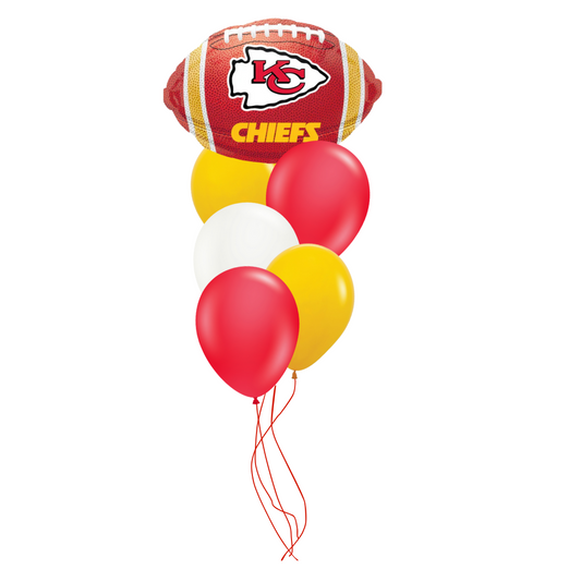 Kansas City Chiefs Balloon Bouquet