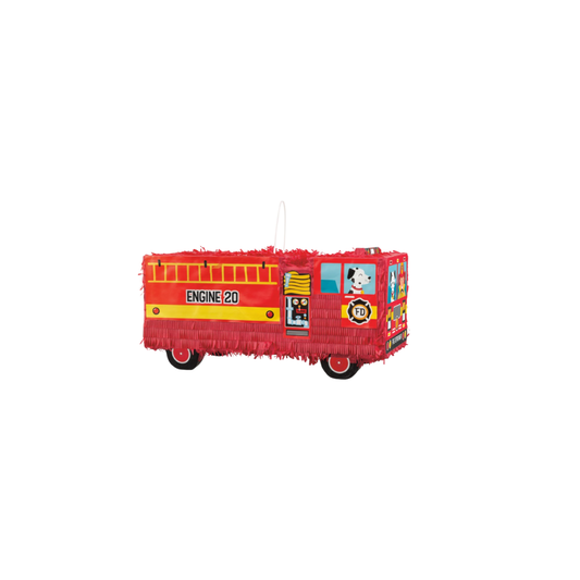 Red Fire Truck 3D Pinata