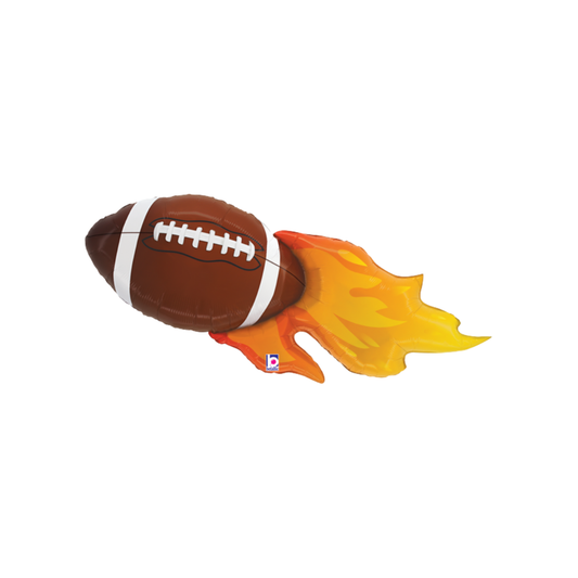 40" Sports Football Flames