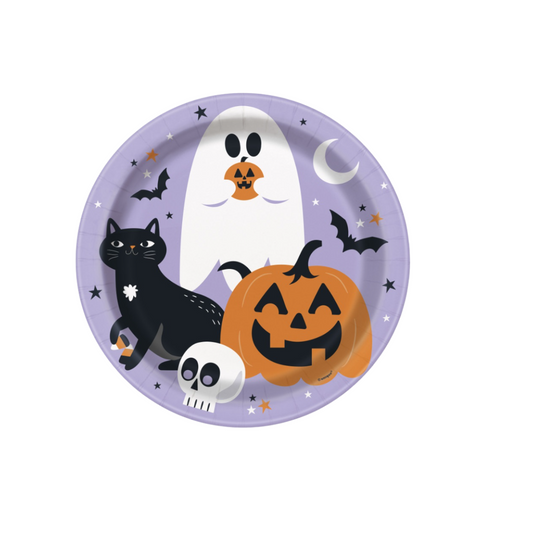 Halloween Night Round 9" Dinner Plates 8ct
