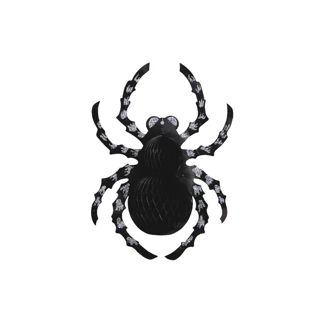 Spider Glitter Hanging Decorations 14"