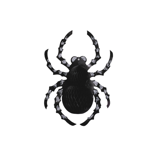 Spider Glitter Hanging Decorations 14"
