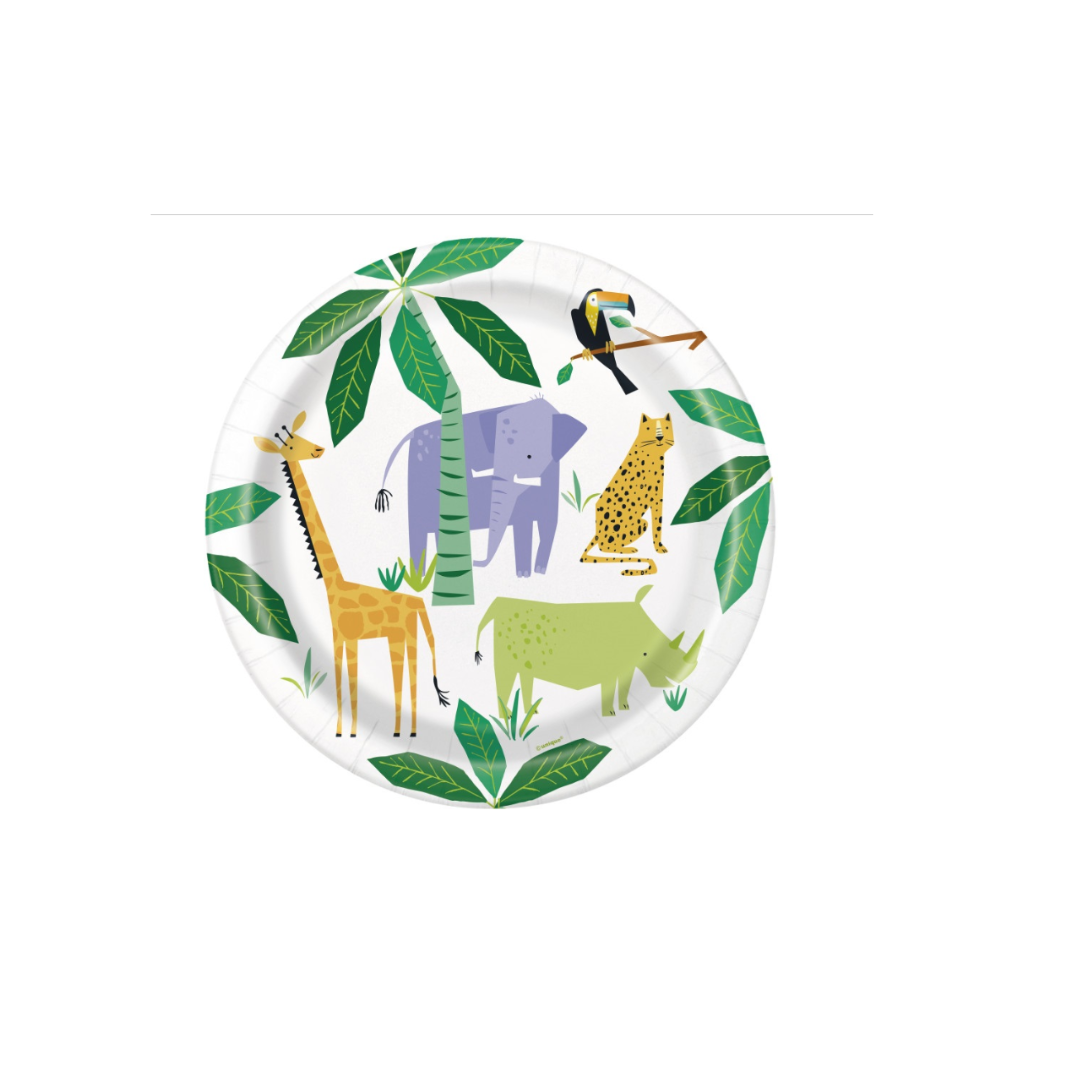 Animal Safari Round 9" Dinner Plates