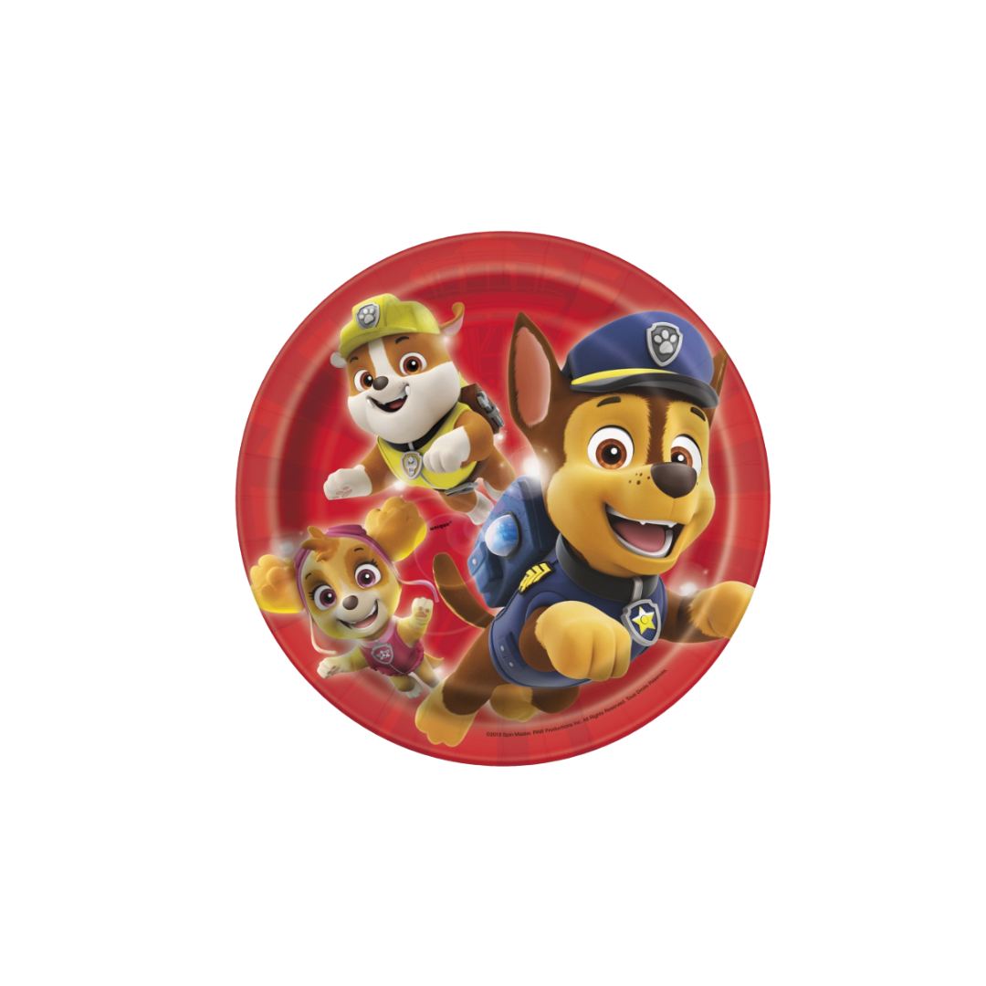 Paw Patrol Round 7" Dessert Plates 8ct