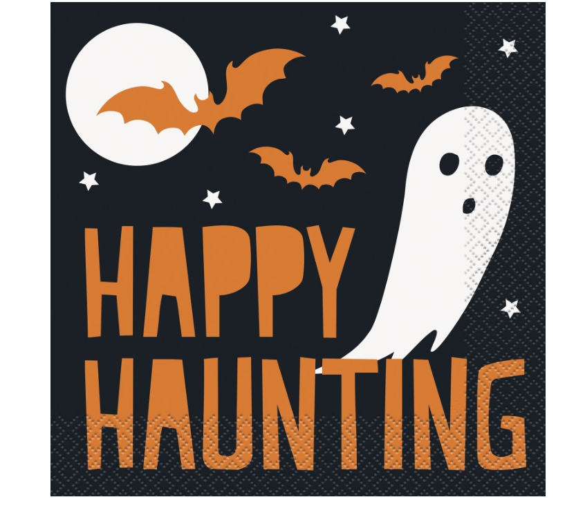 Happy Haunting Halloween Luncheon Napkins 16ct