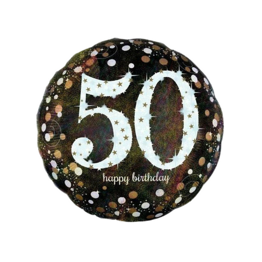 Happy Birthday  50th Sparkling Jumbo