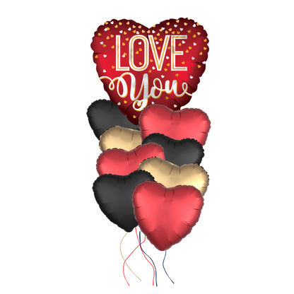 Luxe Valentine’s Day Helium Balloon Bouquet