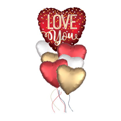 Love You Valentine’s Day Balloon Bouquet