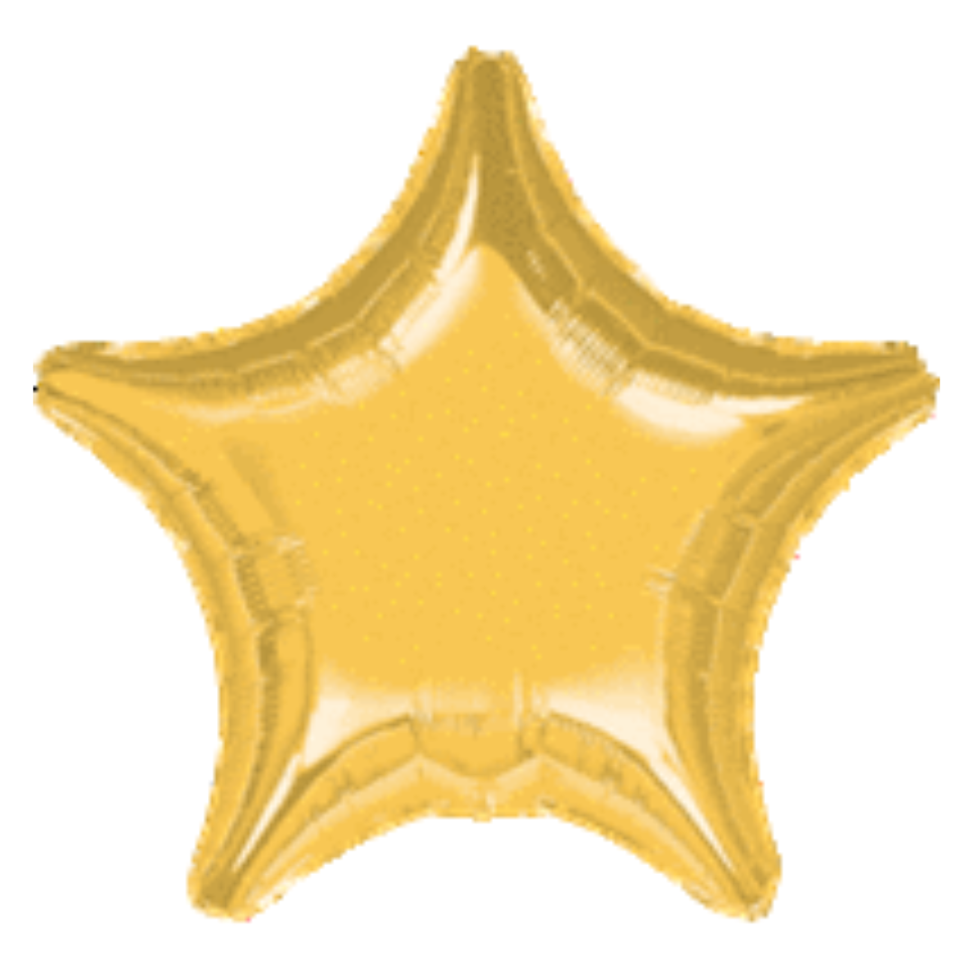 18" Metallic Gold Star