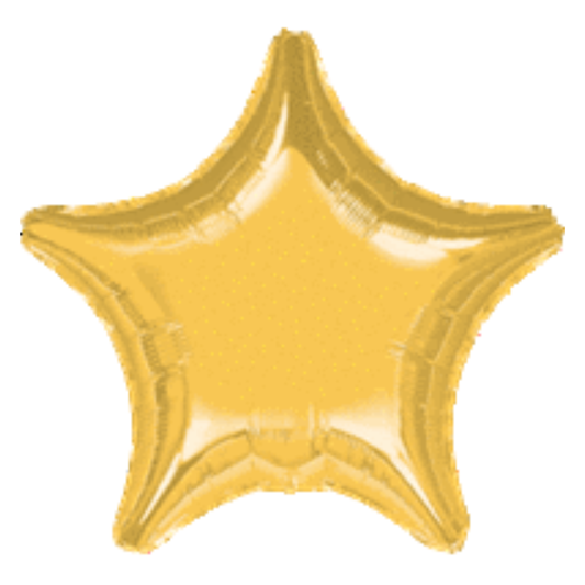 18" Metallic Gold Star