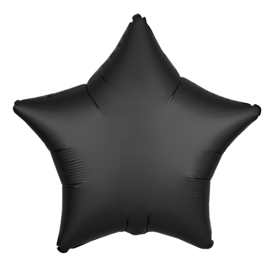 18" Satin Black Star