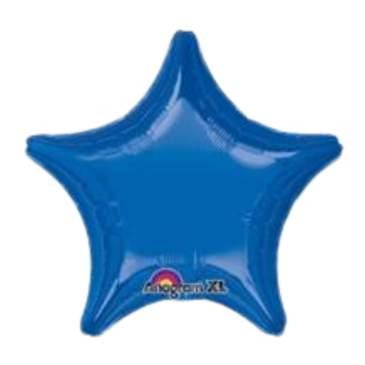 18" Dark Blue Star