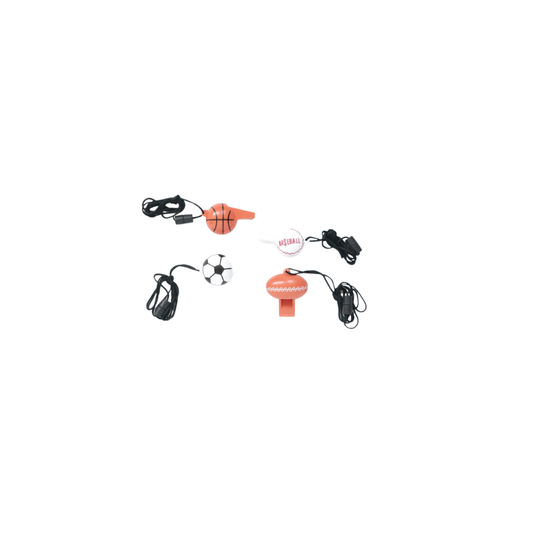 Sport Ball Whistle Favors 4ct