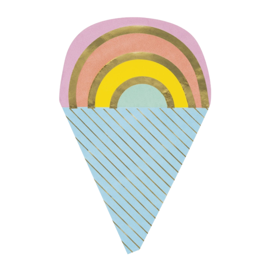 Ice Cream Shaped Napkins