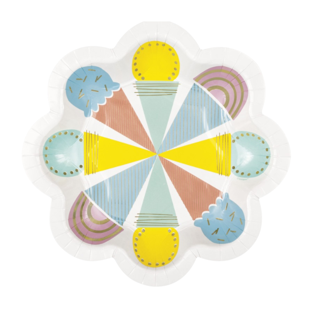 Ice Cream Shape Plate
