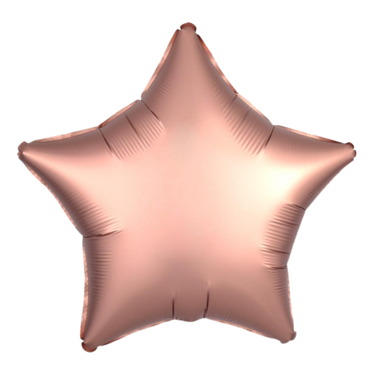 18" Rose Gold Satin Star