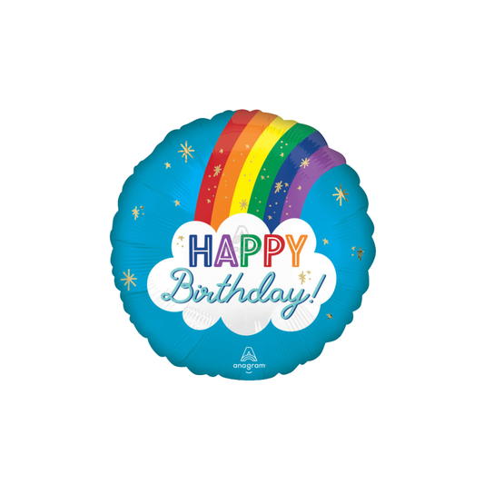 18"A Happy Birthday Rainbow