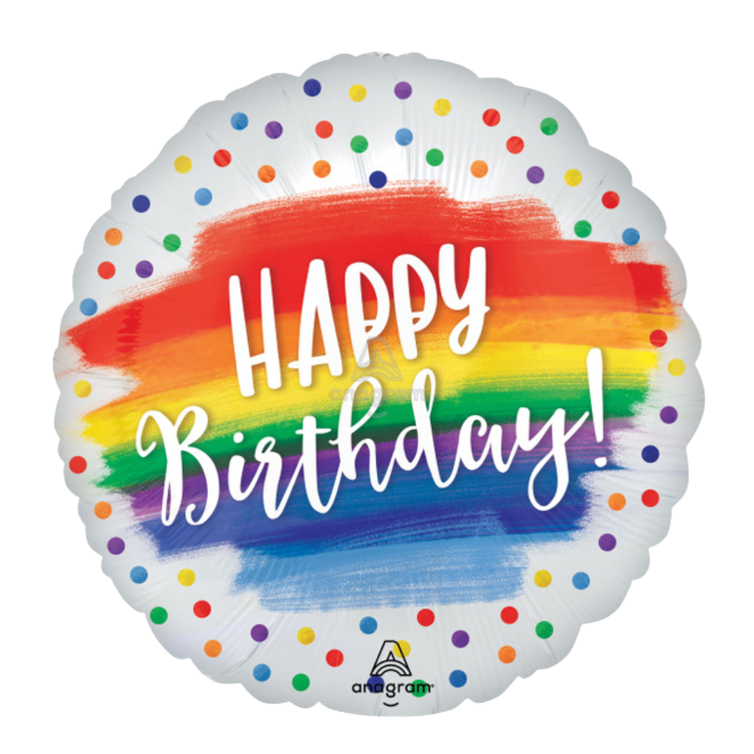 18"A Happy Birthday Dots