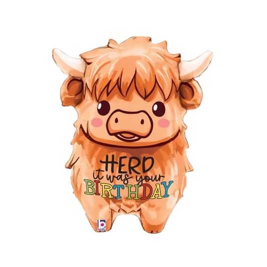 27" Heard It's Your Birthday Holy Cow