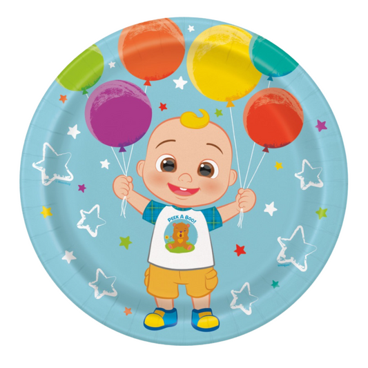 Cocomelon Round 9" Dinner Plates 8 Count