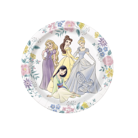 Disney Princess Round 9" Dinner Plates 8ct