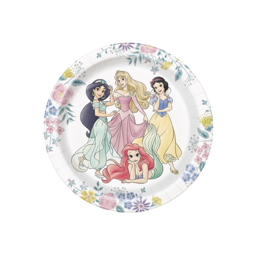 Disney Princess Round 7" Dessert Plates 8ct