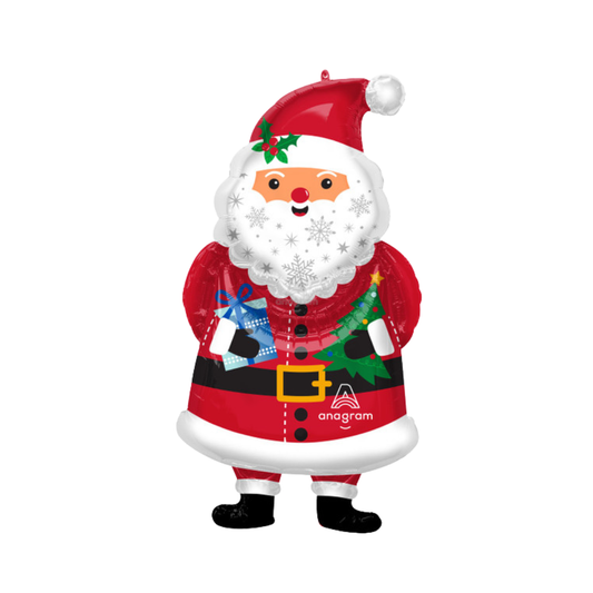 34"Christmas Snowy Santa Body