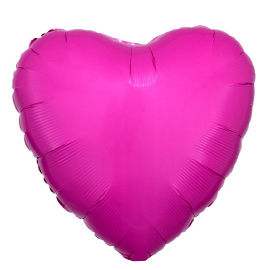 18"A Heart Bright Gum Pink