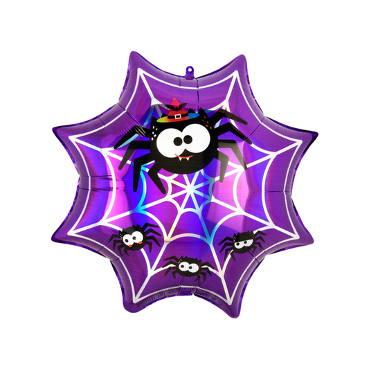 22"A Halloween Spiderweb Iridescent