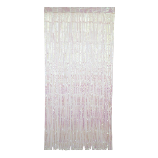 Iridescent Foil Fringe Door Curtain